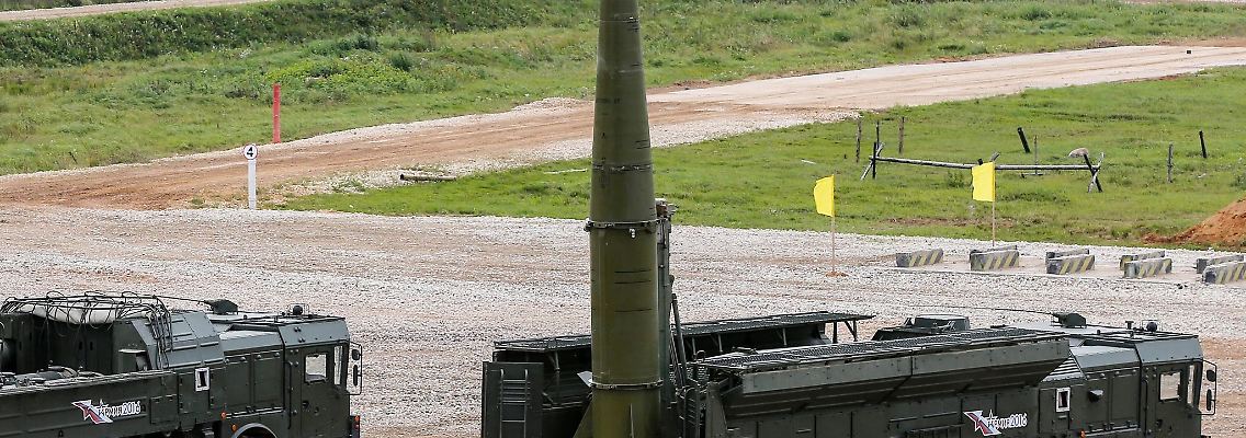 Eine "Iskander-M"-Rakete der russischen Streitkräfte (Archivbild).