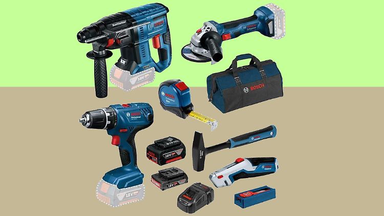 Viel Werkzeug für wenig Geld: Dieses Set von Bosch gibt es bei eBay zum Knallerpreis.