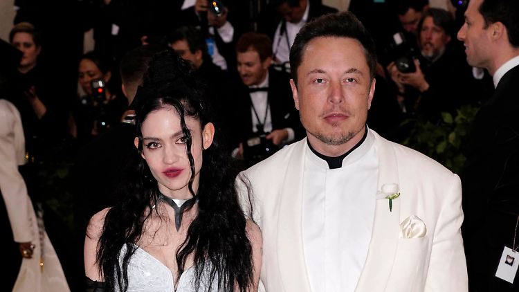 Kein Paar mehr, doch die Liebe zu seltsamen Vornamen ist geblieben: Grimes und Musk.