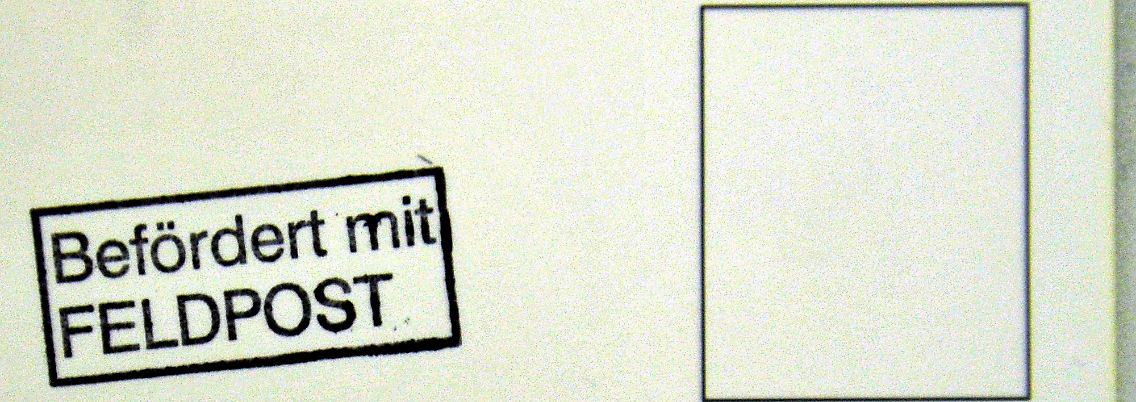 Eine Feldpostkarte im Bundeswehr-Lager in Faisabad.