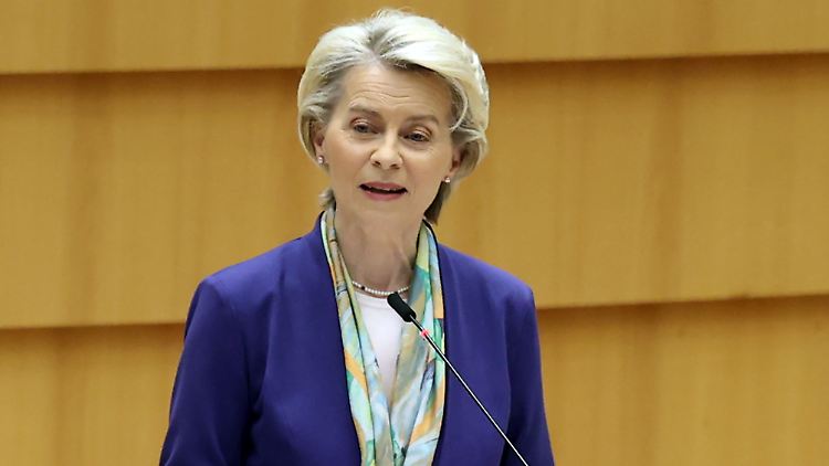 Von der Leyen pries die wirtschaftliche Bedeutung Chinas, verbreitete aber viel Selbstvertrauen vor ihrer Reise gen Peking. 