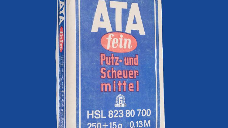 Das Putz- und Scheuermittel "Ata" stand in den meisten DDR-Haushalten.
