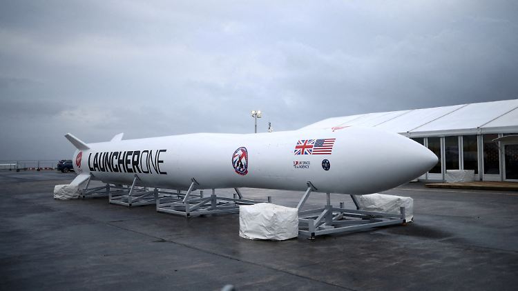 Die Rakete sollte mit einer Boeing 747 ins All gebracht werden.