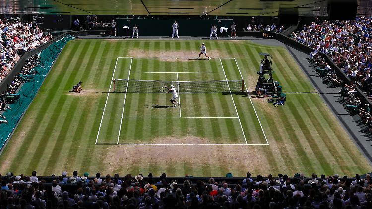 Wimbledon ist das einzige Grand-Slam-Turnier, das auf Rasen ausgetragen wird.