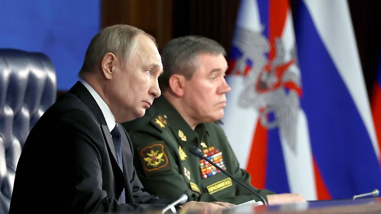 Kremlchef Putin hatte sich von Gerassimow mehr Erfolge versprochen. 
