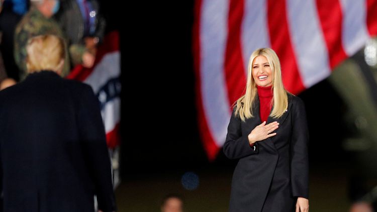 Ein Bild aus der Vergangenheit: Ivanka Trump auf der politischen Bühne mit ihrem Vater Donald.