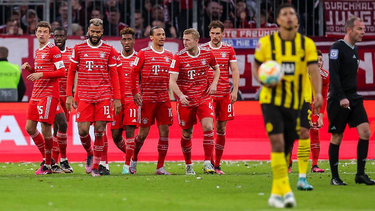 Münchner Jubel und Dortmunder Ernüchterung.