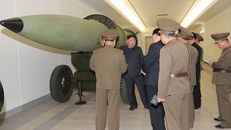 Kim Jong-un hatte neue Nuklearsprengköpfe vorgestellt und will die Produktion von waffenfähigem Nuklearmaterial hochfahren.
