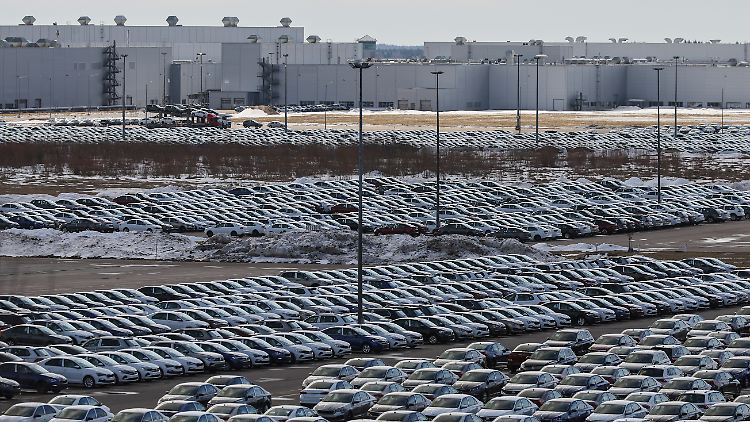 Das VW-Werk in Kaluga - der deutsche Konzern will die Fabrik verkaufen.
