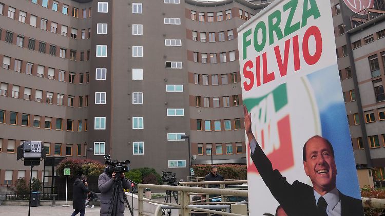 In der renommierten Klinik San Raffaele liegt derzeit Silvio Berlusconi.