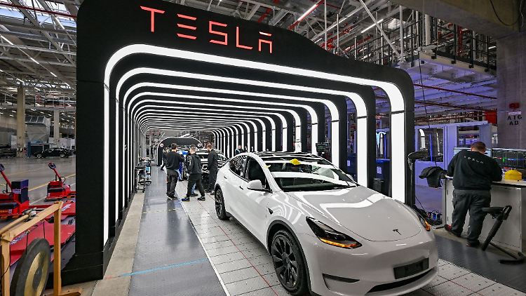 Die Tesla-Fabrik bei Berlin.