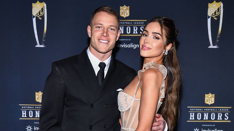 Olivia Culpo und Christian McCaffrey haben sich über Freunde kennengelernt.