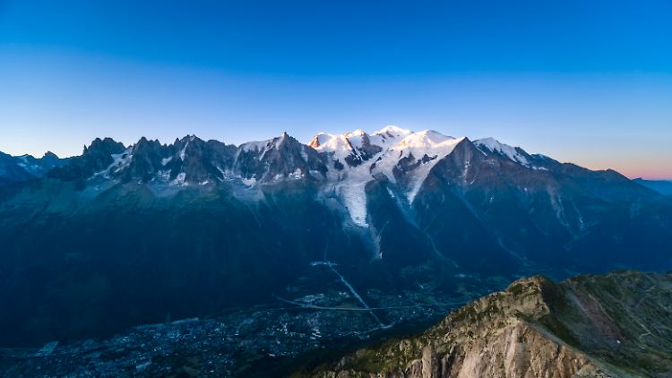Nahe dem Montblanc ging die Lawine ab.