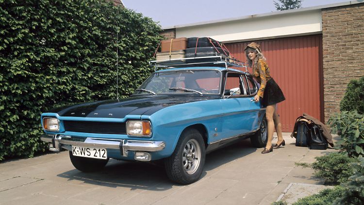 Die Preise für Oldtimer sind im Jahr 2022 erneut gestiegen - im Bild ein Ford Capri 2300 GT (1969-1972). Der legte im Wert besonders zu.