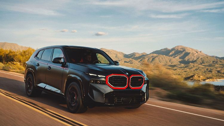 Der BMW XM kommt als Label Red auch optisch nicht besonders zurückhaltend daher.
