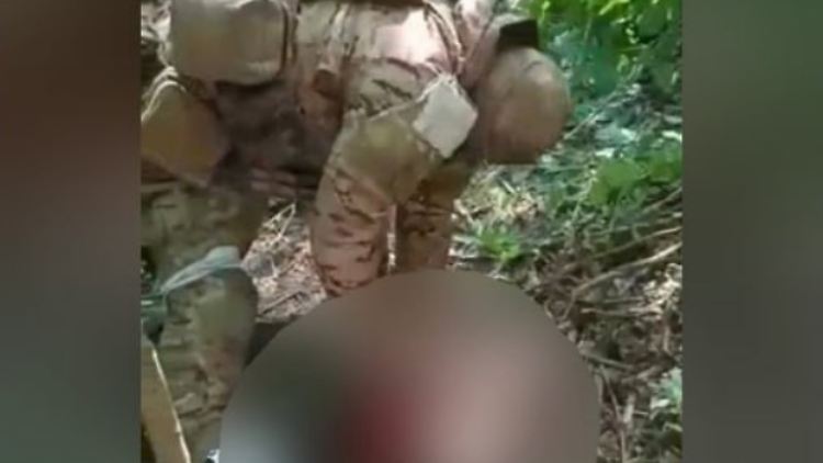 Das Video wurde von russischen Telegram-Kanälen verbreitet.