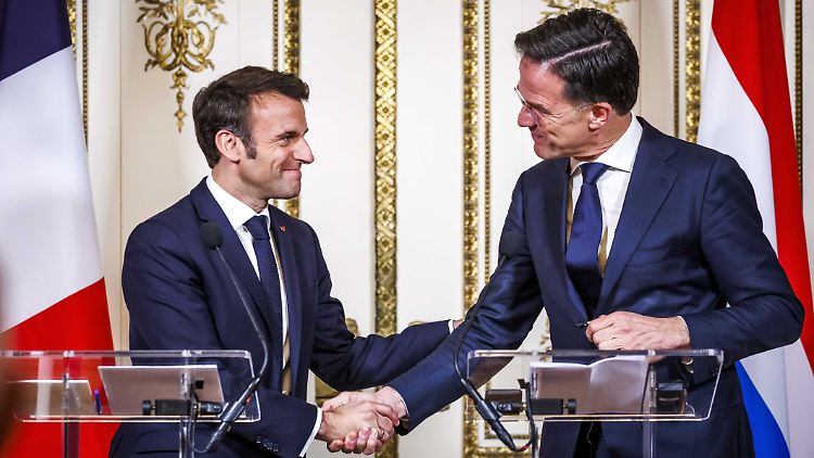 In ihrer Meinung, Europa müsse weniger abhängig von China und den USA werden, sind sich Frankreichs Präsident Macron und der niederländische Premierminister Rutte offenbar einig.