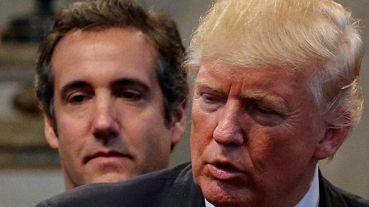 Da zogen sie noch an einem Strang: Cohen und Trump 2016 bei einer Wahlkampfveranstaltung.