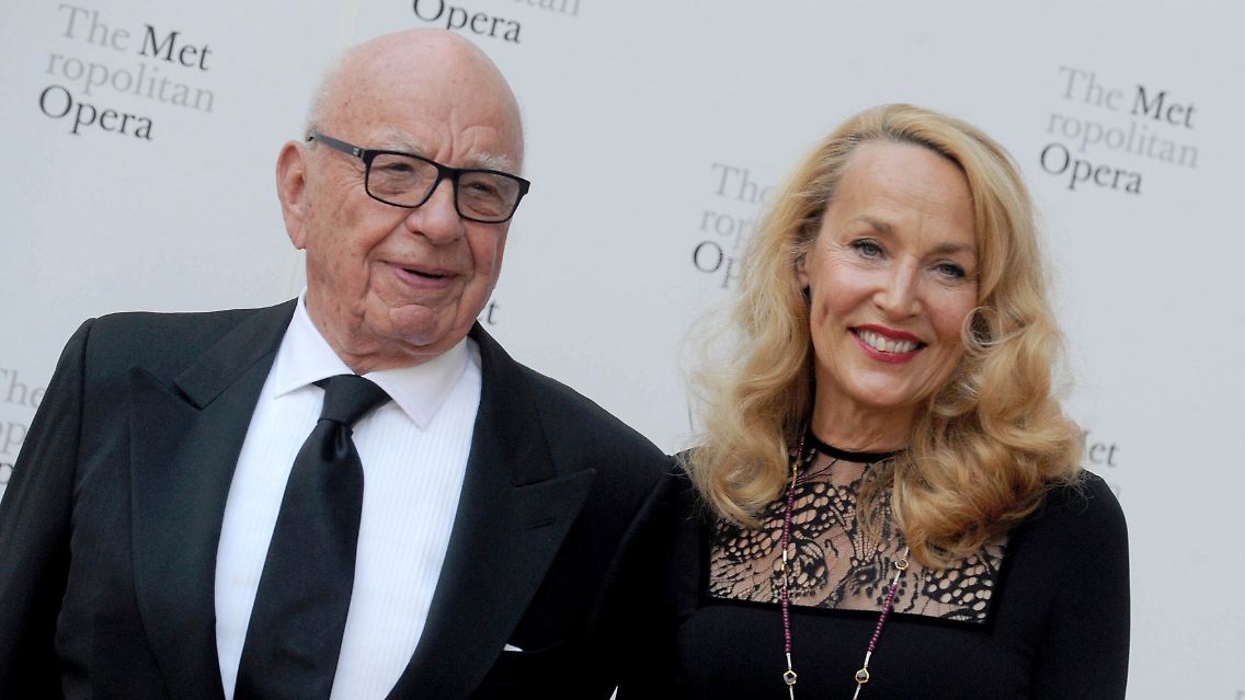 Jerry Hall und Rupert Murdoch waren sechs Jahre lang verheiratet.