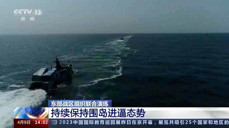 Erst vergangene Woche hält China eine dreitägige Militärübung um Taiwan ab.