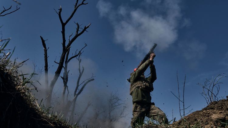 Ukrainische Soldaten verteidigen seit Monaten erfolgreich die Stadt Bachmut. 
