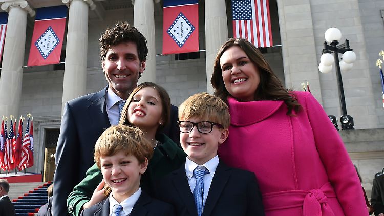 Es ist nicht bekannt, ob Gouverneurin Sarah Huckabee Sanders auch ihren drei Kindern empfiehlt, sich einen Job im Schlachthof zu suchen.