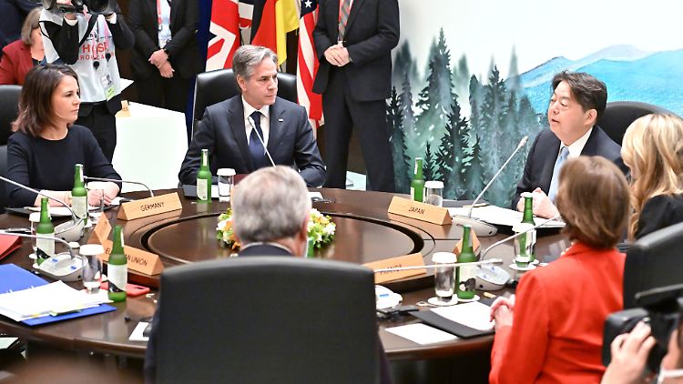 Zum Auftakt ihres Treffens in Japan betonen die G7-Minister die essenzielle Rolle der Straße von Taiwan für den Welthandel. 