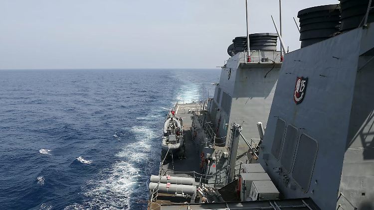Die Fahrt des Zerstörers "USS Milius" sei ein "Routine-Transit", heißt es von der US-Marine.