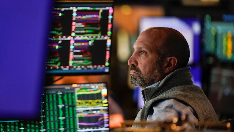 Ein Trader an der New Yorker Börse.