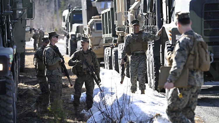 Auch die US-Marine nimmt an dem Manöver in Schweden teil.