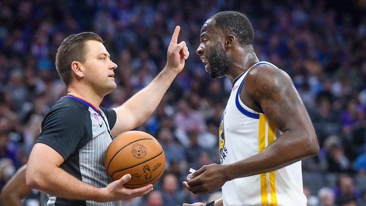 Draymond Green hat offenbar kein Verständnis für seinen Ausschluss nahc dem Ausraster.