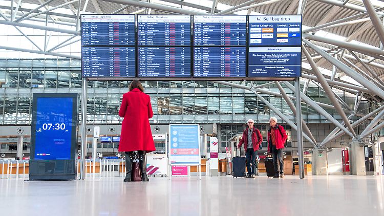 Flugausfälle und lange Wartezeiten in den Terminals werden erwartet.
