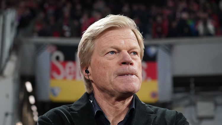 Oliver Kahn schaute grimmig drein beim Aus seines FC Bayern gegen Manchester City.