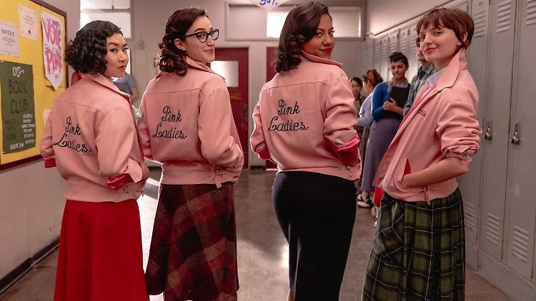 Wollen keine Außenseiter mehr sein: die Pink Ladies aus "Grease"
