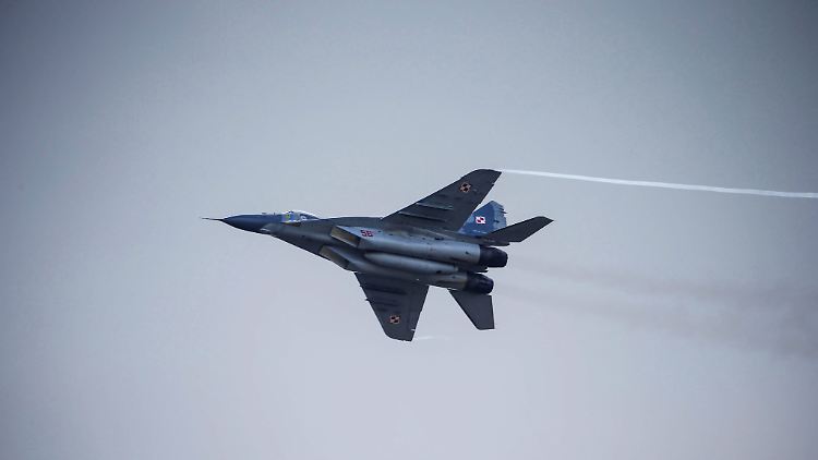 Bis jetzt wurden ausschließlich sowjetische Jets des Typs MiG-29 an die Ukraine geliefert. 