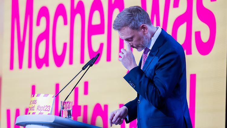 Wirft den Klimaaktivisten "physische Gewalt" vor: Christian Lindner.