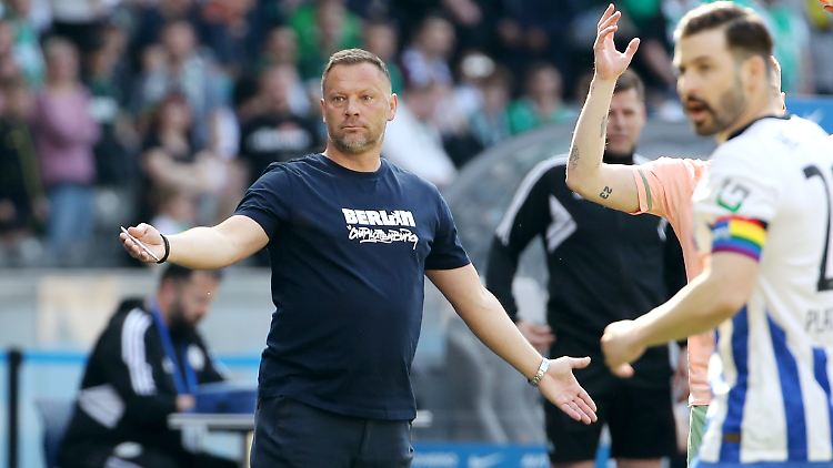 Pal Dardai muss sich mit Hertha auf den Abstieg einstellen.