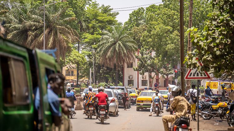 Malis Hauptstadt Bamako - die herrschende Militärjunta arbeitet mit russischen "Militärausbildern" zusammen. 