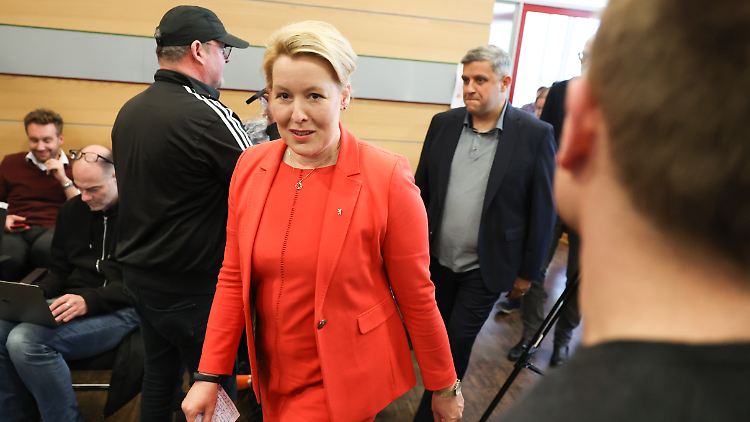Franziska Giffey sprach von einem klaren Ergebnis in Berlin.
