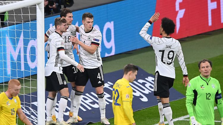 Das DFB-Team gewann im November 2020 3:1 gegen die Ukraine. Es war der fünfte Sieg im achten Länderspiel gegeneinander.