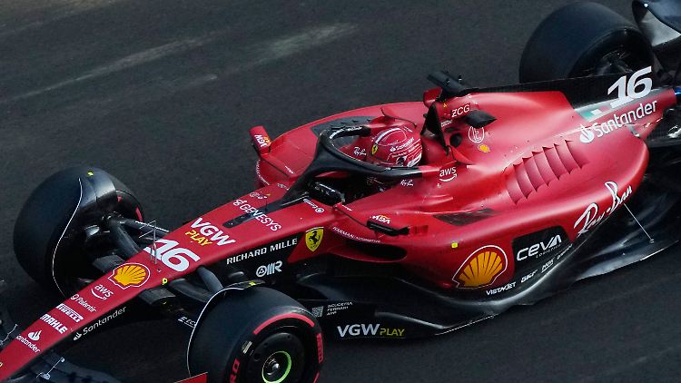 Leclerc sicherte sich in letzter Minute die Pole Position.