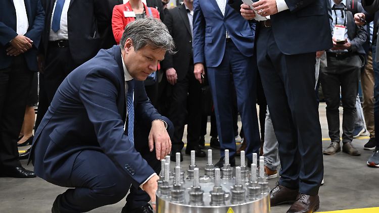 Habeck muss noch klären, wer die Wasserstoffnetze bezahlen soll.