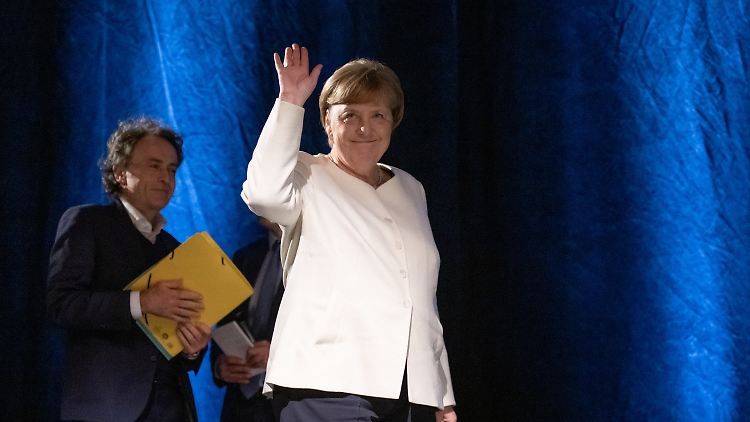 Auftritt bei der Leipziger Buchmesse: Altkanzlerin Merkel arbeitet derzeit an ihren Memoiren.