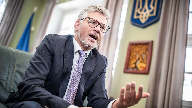Sorgte während seiner Zeit als ukrainischer Botschafter in Berlin oft für Aufregung: Andrij Melnyk. 
