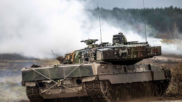 Prunkstück der deutschen Rüstungsindustrie: der Leopard 2.