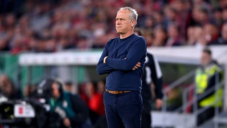 Puh, Christian Streich und seine Freiburger kassierten eine deftige Klatsche im DFB-Pokal bei RB Leipzig.