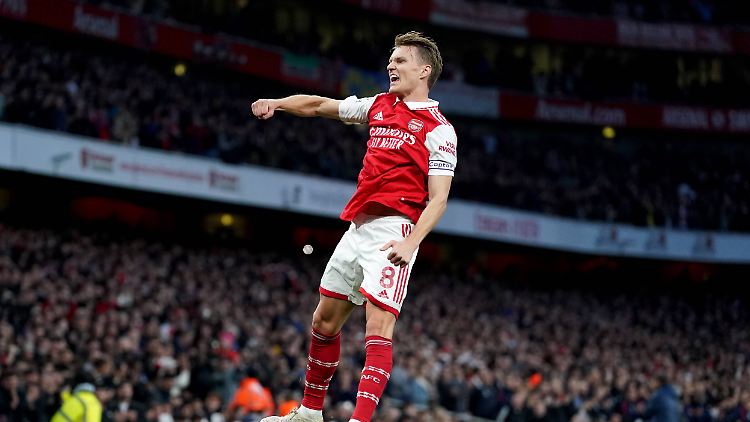 Überragend: Arsenals Kapitän Martin Ödegaard.