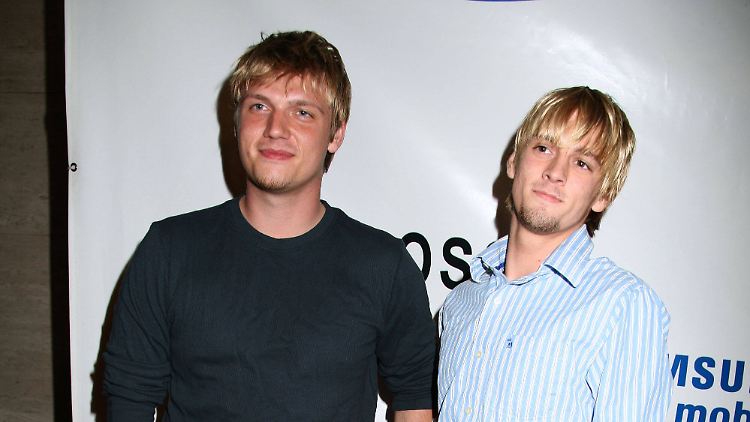 Ein Bild aus besseren Tagen: Nick (l.) und Aaron Carter.