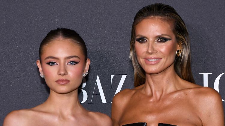 Ernten Spott und Häme für ihre Unterwäsche-Kampagne: Leni und ihre Mutti Heidi Klum 
