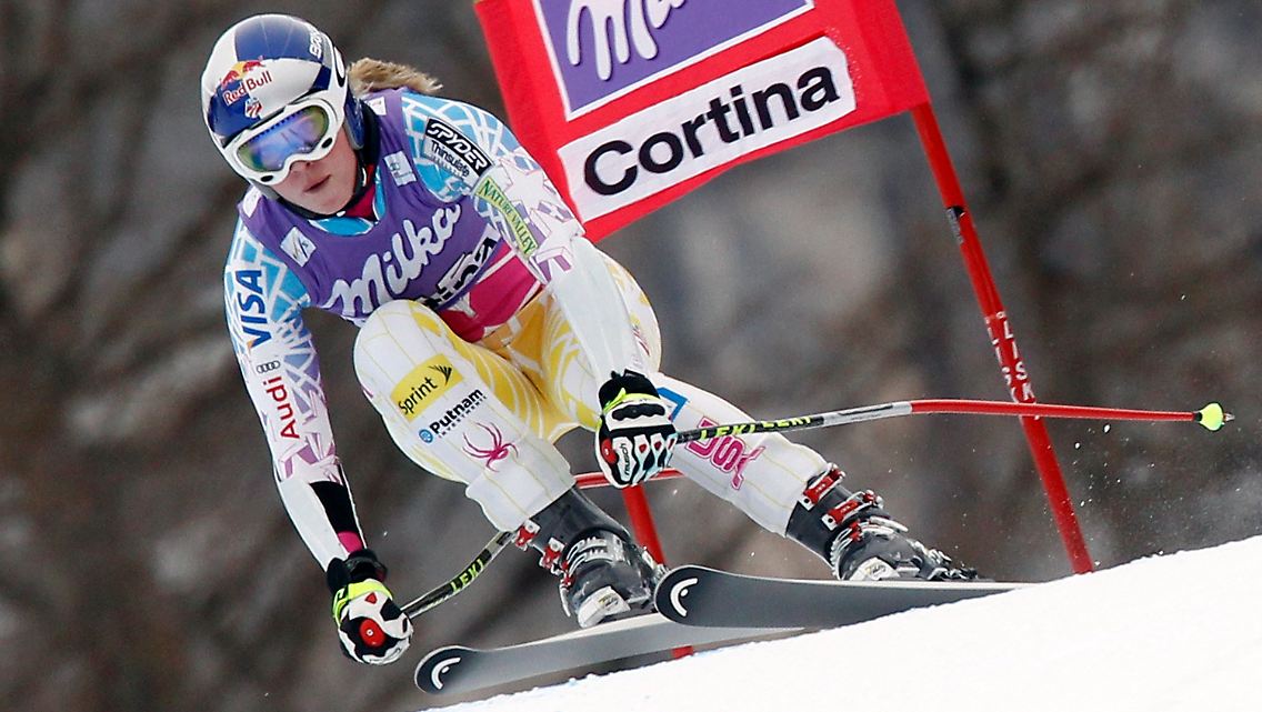 Lindsey Vonn war in Cortina d'Ampezzo die Schnellste.